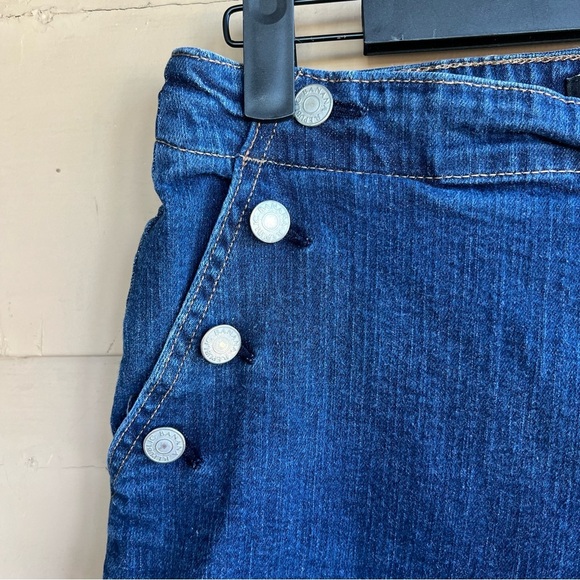 Banana Republic Factory Denim Sailor Short - Size 10 - Nautical Preppy Classic - Picture 3 of 8